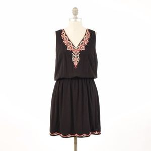 White House Black Market Embroidered Mini Dress